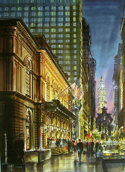 Evening at the Academy
